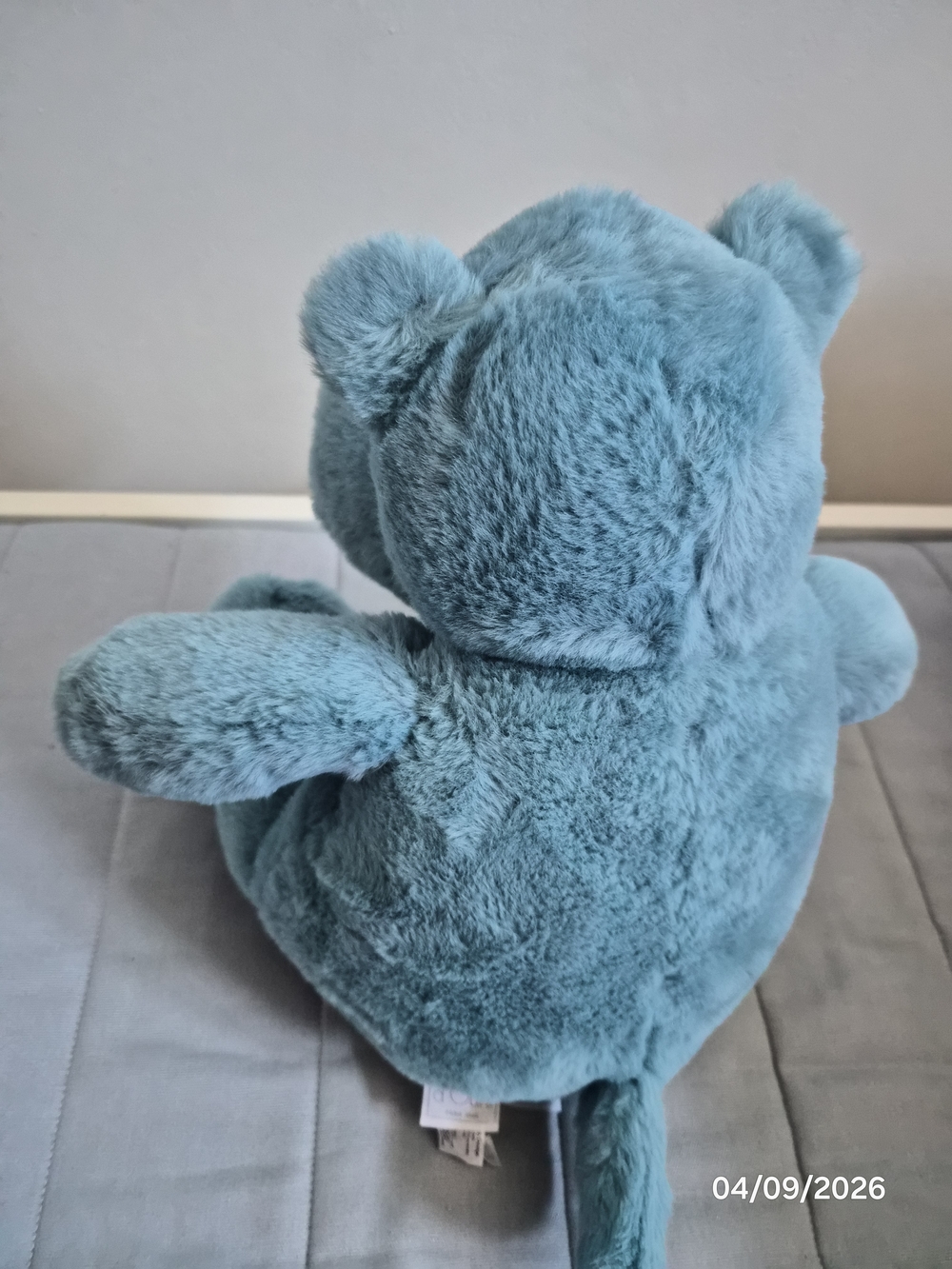 FAO SCHWARZ Blue Plush Hippo Stuffed Animal - Picture 6 of 15